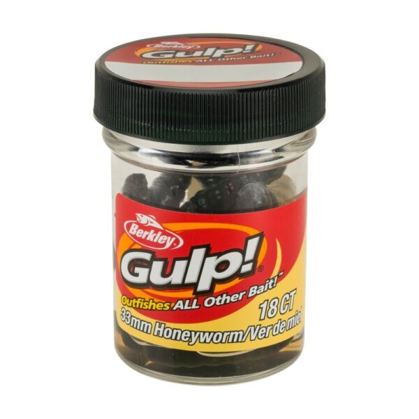 Berkley Gulp! Honeyworm 3,3cm Black - Berkley Gulp