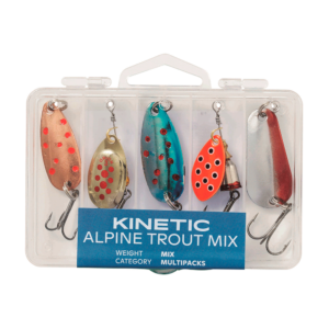 Kinetic Alpine Trout Mix 5pcs - Spinnere