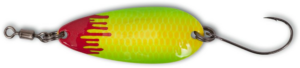 Magic Trout Bloody Shoot Spoon 3g Mikro Blink Yellow/Green