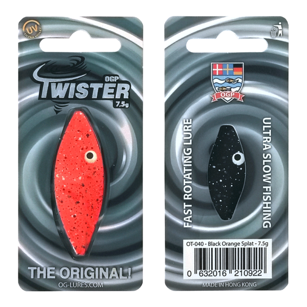 Ogp Twister 2gr Black Orange Splat - Gennemløber