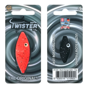 Ogp Twister 7,5gr Black Orange Splat - Gennemløber