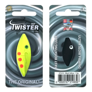 Ogp Twister 7,5gr Black Yellow - Gennemløber