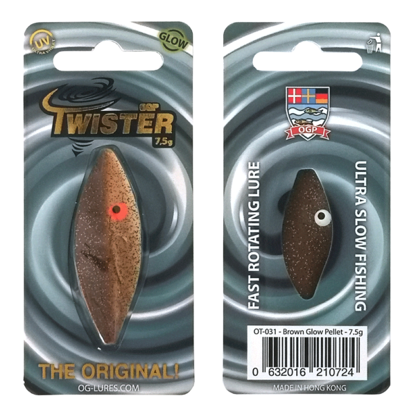 Ogp Twister 7,5gr Brown Glow Pellet - Gennemløber