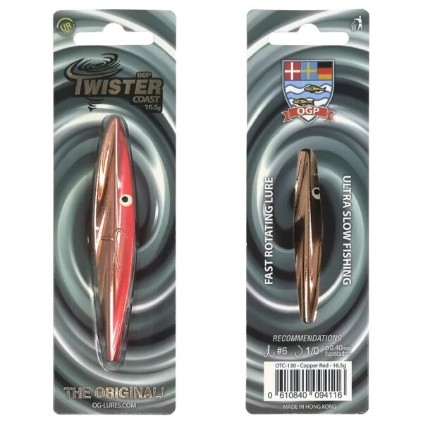 Ogp Twister Coast 13gr Copper Red - Gennemløber