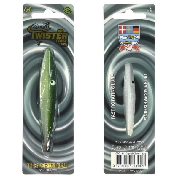 Ogp Twister Coast 16,5gr Crystal Olive - Gennemløber