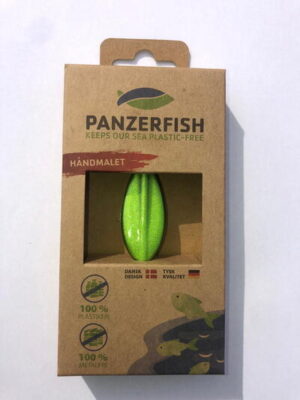 Panzerfish 7g Gennemløber af Glas Apelgreen & Perlemor Hvid