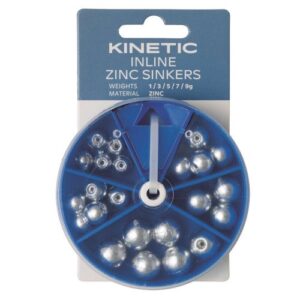 Kinetic Inline Zinc Sinkers Assortment