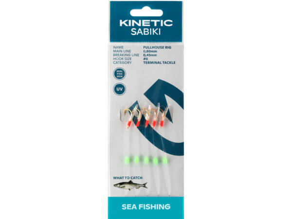 Kinetic Sabiki FullHouse Sildeforfang #4 Fishskin