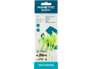 Kinetic Sabiki Micro Octopus Slim Rig-Yellow UV