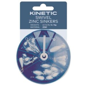 Kinetic Swivel Zinc Sinkers Assortment