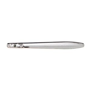 Savage Gear Line Thru Sandeel Nail 10cm - 16gr Silver Plating - Gennemløber