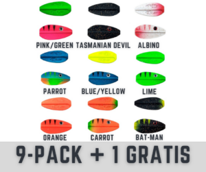 Fishnote Tasty Pakke 9 stk. + 1 Gratis!