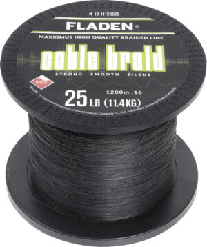 Fladen Maxximus Cable Braid Black 1200m Fletline 0,10 mm