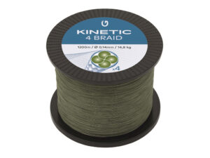 Kinetic 4 Braid 1200m Dusty Green Fletline 0,25 mm