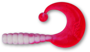 Quantum Magic Trout Curly B-Bobbles Jig orm 10 stk Red White