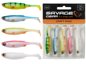 Savage Gear Craft Shad Mix-Dark Water Mix-7,2cm