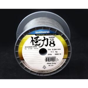 Shimano Kairiki 8 Fletline 3000 meter Steel Gray 0,10 mm