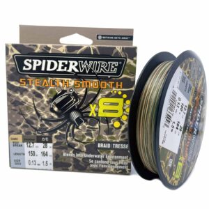 Spiderwire Stealth Smooth 8 150m Camo - Nyhed 2021 0,09 mm
