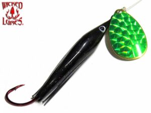 Wicked Lures Bass Killer-Black Chartreuse
