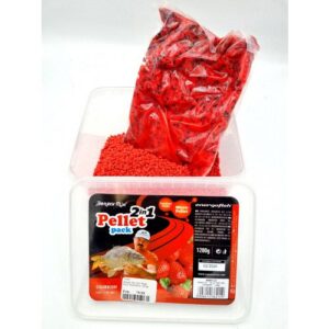 Benzar Mix 2in1 Pellet Pack Strawberry 1200gr
