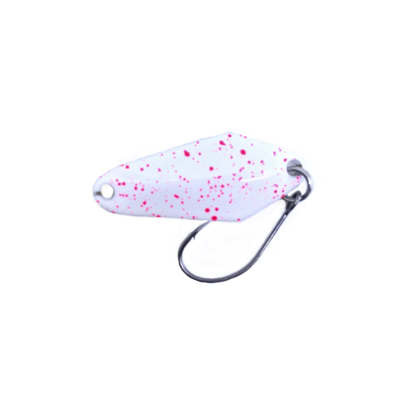 Berkley Area Game 2,8g Chisai Spoons Blink Splat White Body/Fuschia Splat - - Outdoor i Centrum