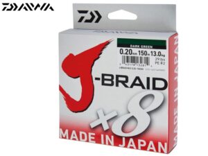 Daiwa J-Braid X8 Dark Green-0,20mm