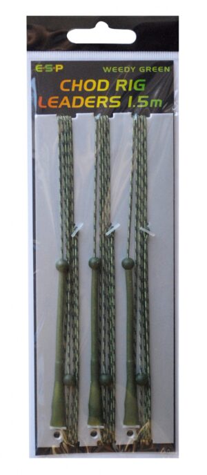 ESP Chod Rig Leaders 1m Weedy Green