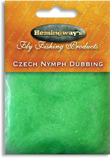 Hemingway's Fluebinding - Czech Nymph Dubbing Chartreuse