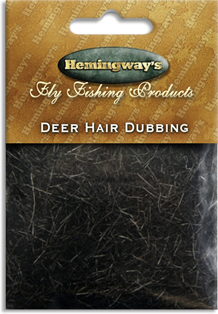 Hemingway's Fluebinding - Deer Hair Dubbing Black
