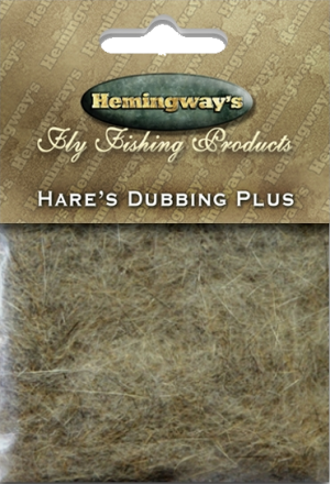 Hemingway's Fluebinding - Hare's Dubbing Plus Natural Dark