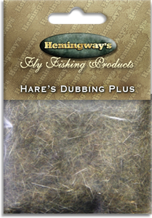 Hemingway's Fluebinding - Hare's Dubbing Plus Olive Brown