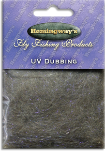 Hemingway's Fluebinding - UV Dubbing Gray Brown