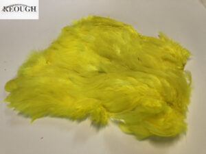 Keough Softhackle Patch-Fl. Yellow