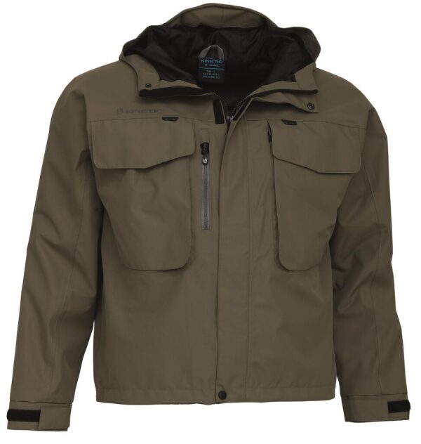 Kinetic Classic Wading Jacket Olive Fiskejakke. L - - Outdoor i Centrum