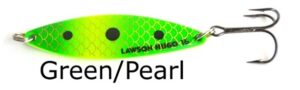 Lawson Hugo Blink 12g Fluo.Green/Pearl (nr.1 fra venstre) 12g