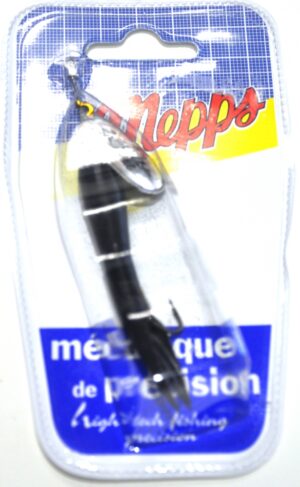 Mepps Aglia Flying C Kondomspinner 25g sølv blad Silver/Black