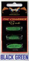 Milo The Charmer Grub 3cm Black/Green