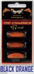 Milo The Charmer Grub 3cm Black/Orange