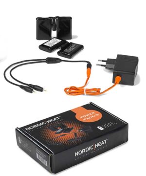 Nordic Heat Powerpack - Handsker - Lader+Splitter+2x Batterier