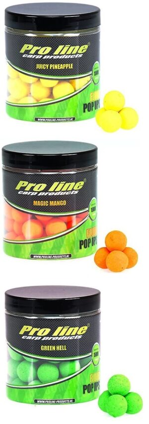 Pro Line Fluor Pop Ups 80g 20mm Juicy Pineapple