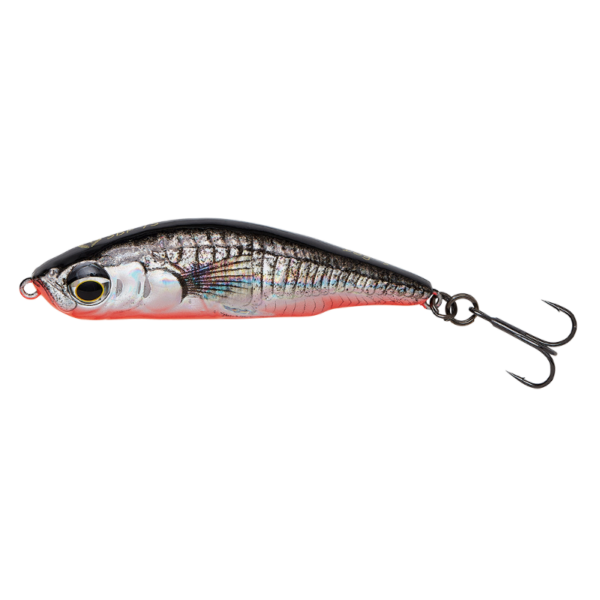 Savage Gear 10,5G 3D Sticklebait Pencil Wobler Black Red - Savage Gear - Outdoor i Centrum