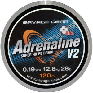 Savage Gear HD4 Adrenaline V2 1500m Gunsmoke Grey 0,13 mm