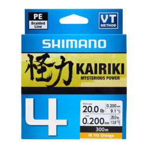 Shimano Kairiki 4 Fletline 300m Orange 0,06 mm