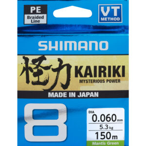 Shimano Kairiki 8 Fletline 150 meter Mantis Green 0,06 mm