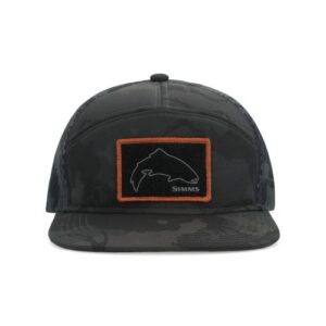 Simms 7-Panel Tech Trucker Regiment Camo Carbon