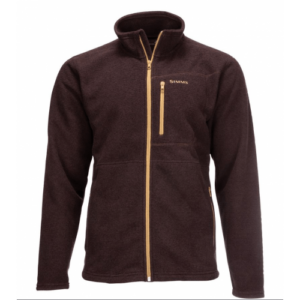 Simms Rivershed Full Zip Mahogany