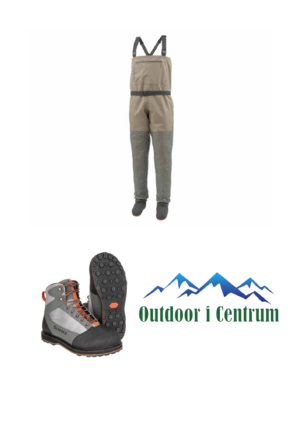 Tributary Åndbar waders med Tributary Vadestøve Striker Profilsål - Simms - Outdoor i Centrum