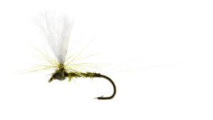 Unique Flies Baetis Dun Biot Olive, TMC100 # 18