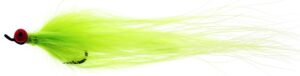 Unique Flies Marabou Bugger Chartreuse/Light Put & Take Flue