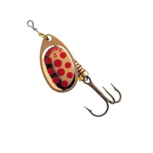 Mepps Aglia Decoree Spinner Copper Red Dots Str 3 - - Outdoor i Centrum